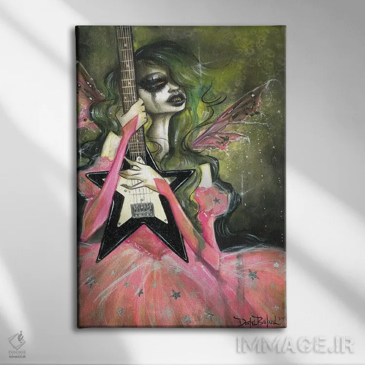 تابلو دکوراتیو چوب جادویی اثر داستین بیلرد - نمای روبهرو روی دیوار