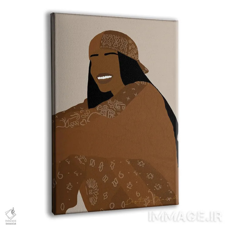 تابلو دکوراتیو کاملا ریون اثر دستینی دارسل - نمای پرسپکتیو محصول