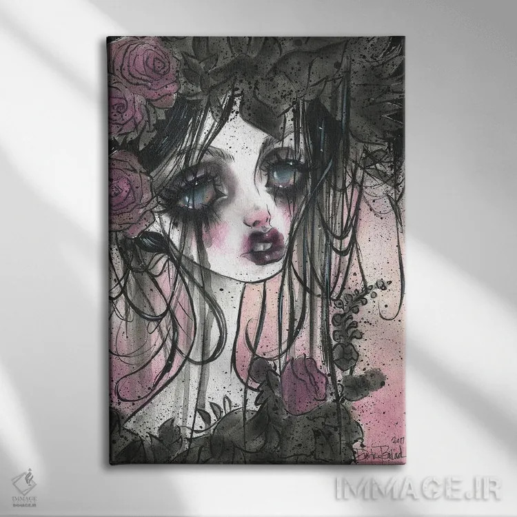 تابلو دکوراتیو باغ های تاریک اثر داستین بیلرد - نمای روبهرو روی دیوار