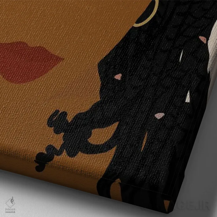 تابلو دکوراتیو رویا اثر دستینی دارسل - نمای نزدیک بافت بوم