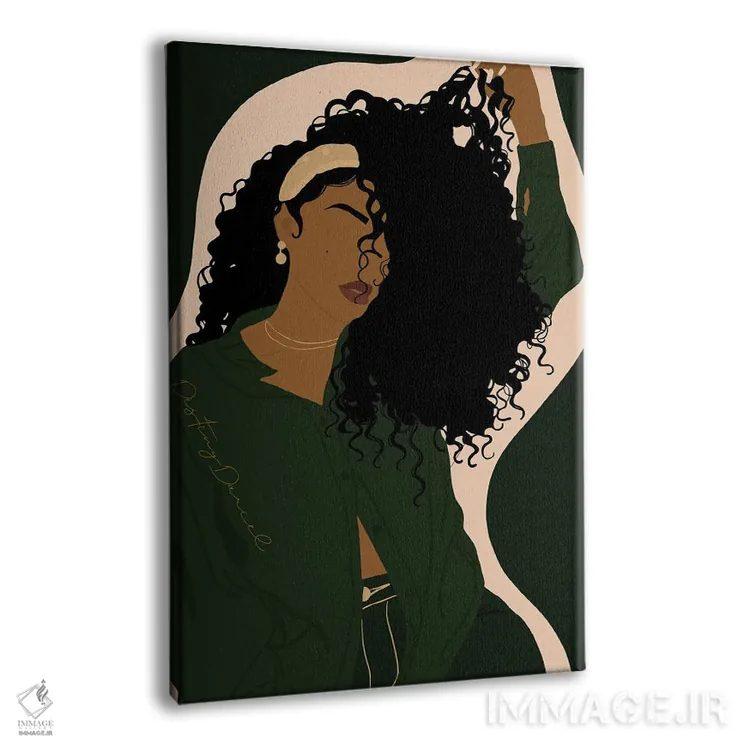 تابلو دکوراتیو وین اثر دستینی دارسل - نمای پرسپکتیو محصول