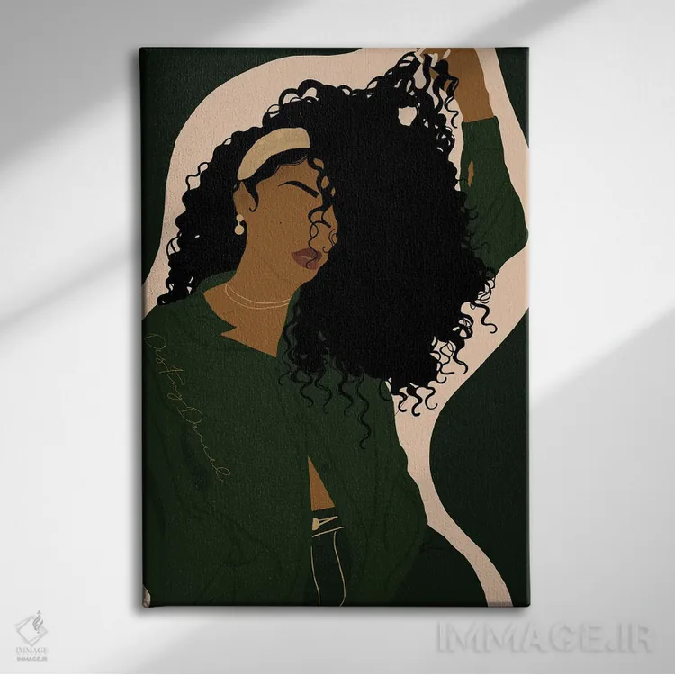 تابلو دکوراتیو وین اثر دستینی دارسل - نمای روبهرو روی دیوار