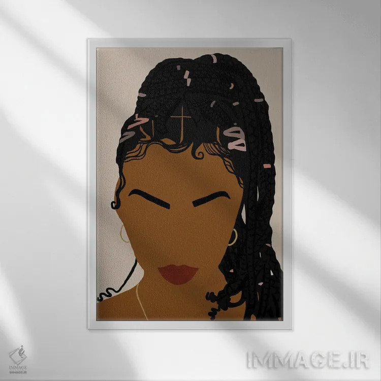 تابلو دکوراتیو رویا اثر دستینی دارسل - نمای قابدار سفید