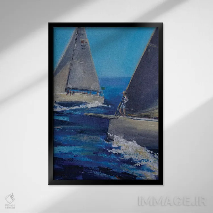 تابلو دکوراتیو رولکس جیراگلیا اثر باورا آسه وا - نمای قابدار مشکی