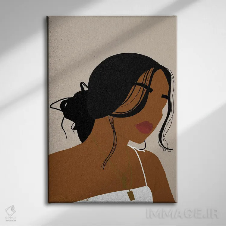 تابلو دکوراتیو بی جی ام اثر دستینی دارسل - نمای روبهرو روی دیوار