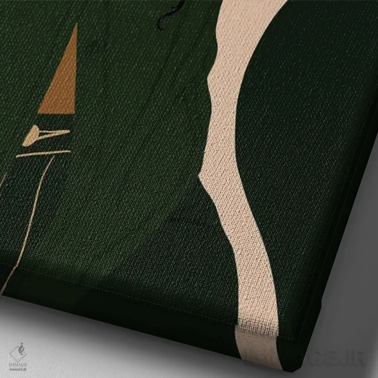 تابلو دکوراتیو وین اثر دستینی دارسل - نمای نزدیک بافت بوم