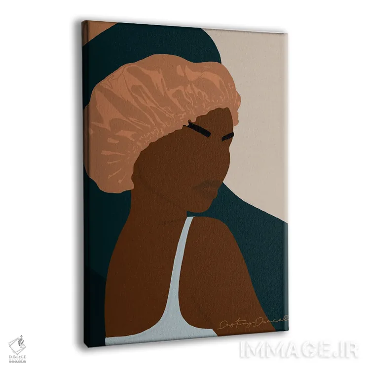 تابلو دکوراتیو کلاه بانوان اثر دستینی دارسل - نمای پرسپکتیو محصول