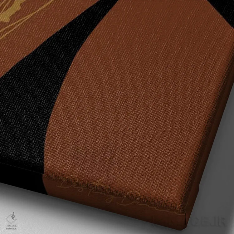 تابلو دکوراتیو رنگ اعتماد به نفس اثر دستینی دارسل - نمای نزدیک بافت بوم