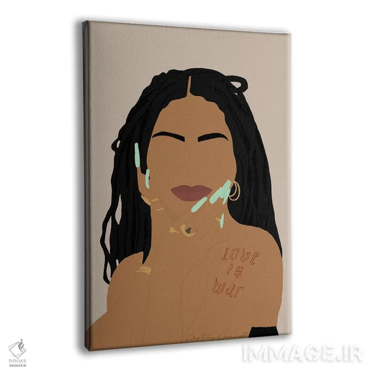 تابلو دکوراتیو ده هزار اثر دستینی دارسل - نمای پرسپکتیو محصول