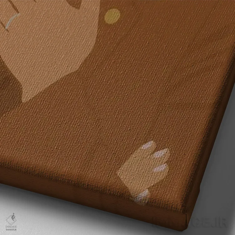 تابلو دکوراتیو مالکیت سیاهان اثر دستینی دارسل - نمای نزدیک بافت بوم