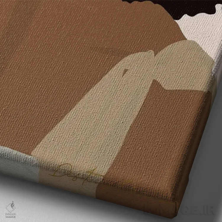 تابلو دکوراتیو دجنابا اثر دستینی دارسل - نمای نزدیک بافت بوم