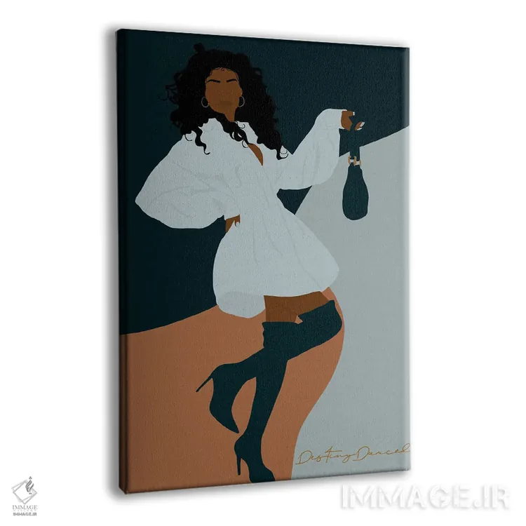 تابلو دکوراتیو جزمین اثر دستینی دارسل - نمای پرسپکتیو محصول