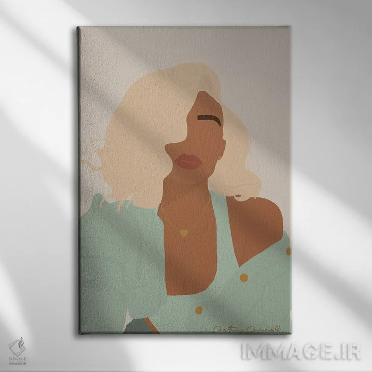 تابلو دکوراتیو ۶۱۳ عزیز اثر دستینی دارسل - نمای روبهرو روی دیوار