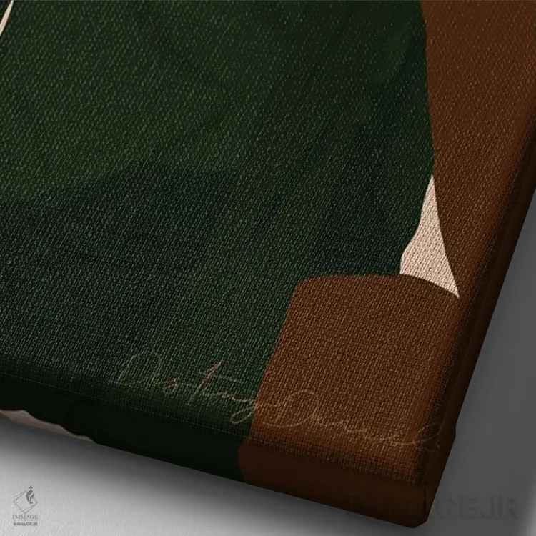 تابلو دکوراتیو کار خوب انجام بده اثر دستینی دارسل - نمای نزدیک بافت بوم