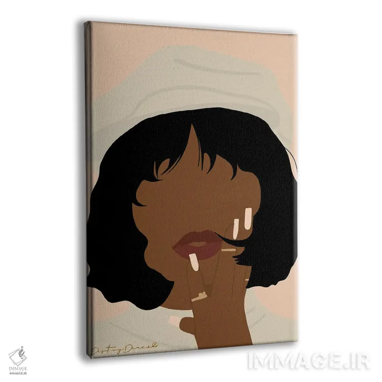 تابلو دکوراتیو مادام اثر دستینی دارسل - نمای پرسپکتیو محصول