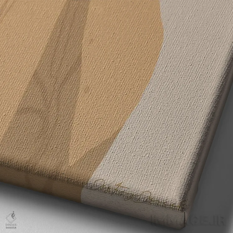 تابلو دکوراتیو سپاسگزار اثر دستینی دارسل - نمای نزدیک بافت بوم