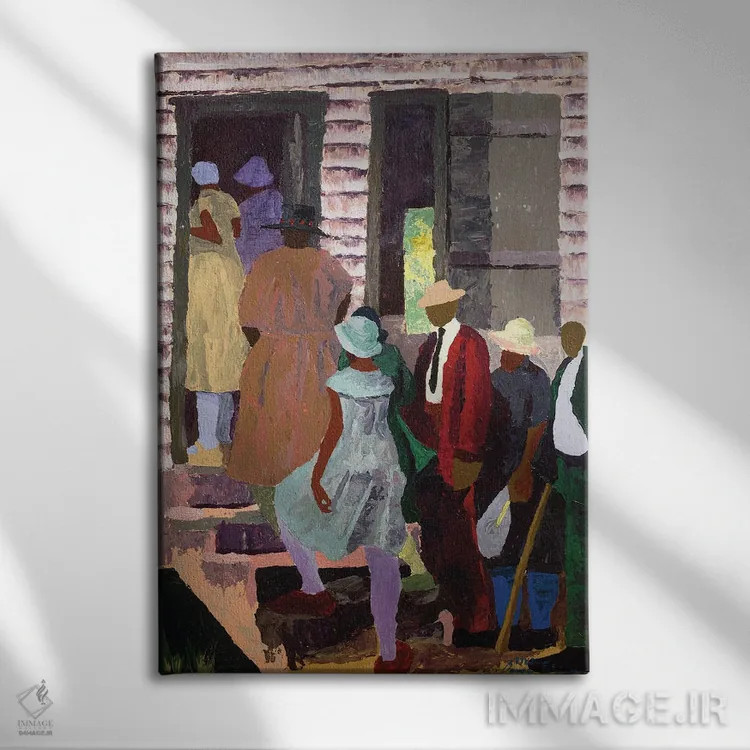 تابلو دکوراتیو پیک نیک کلیسا اثر باور تیلمان - نمای روبهرو روی دیوار