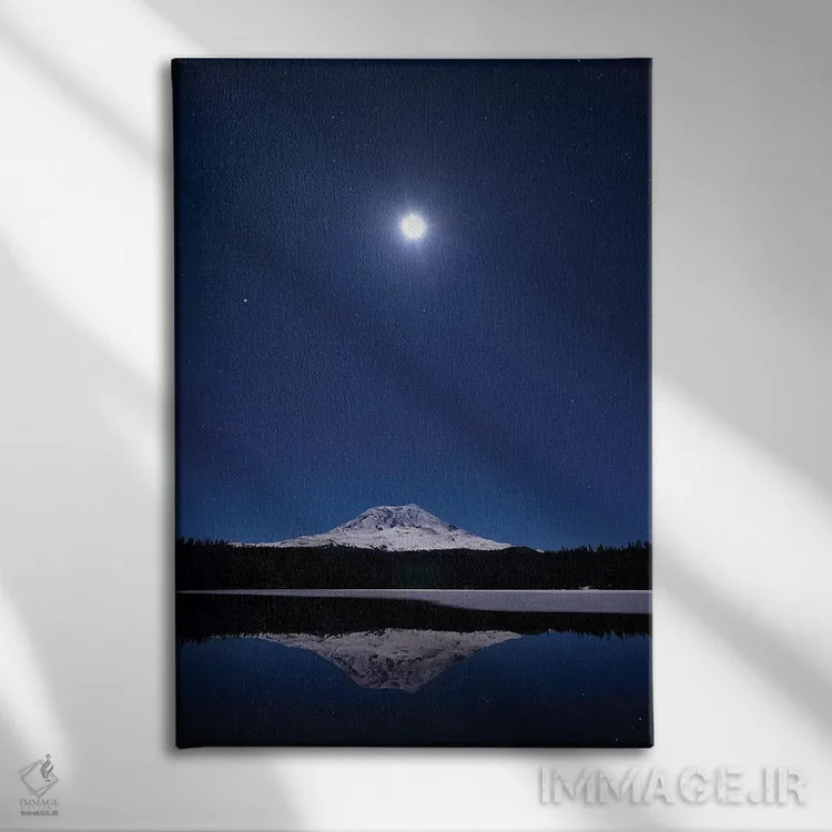 تابلو دکوراتیو ستاره ماه اثر داتلیش - نمای روبهرو روی دیوار