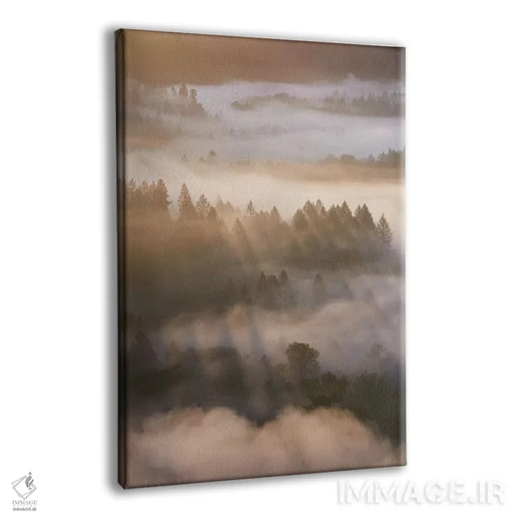 تابلو دکوراتیو سایه های درخشان اثر داتلیش - نمای پرسپکتیو محصول