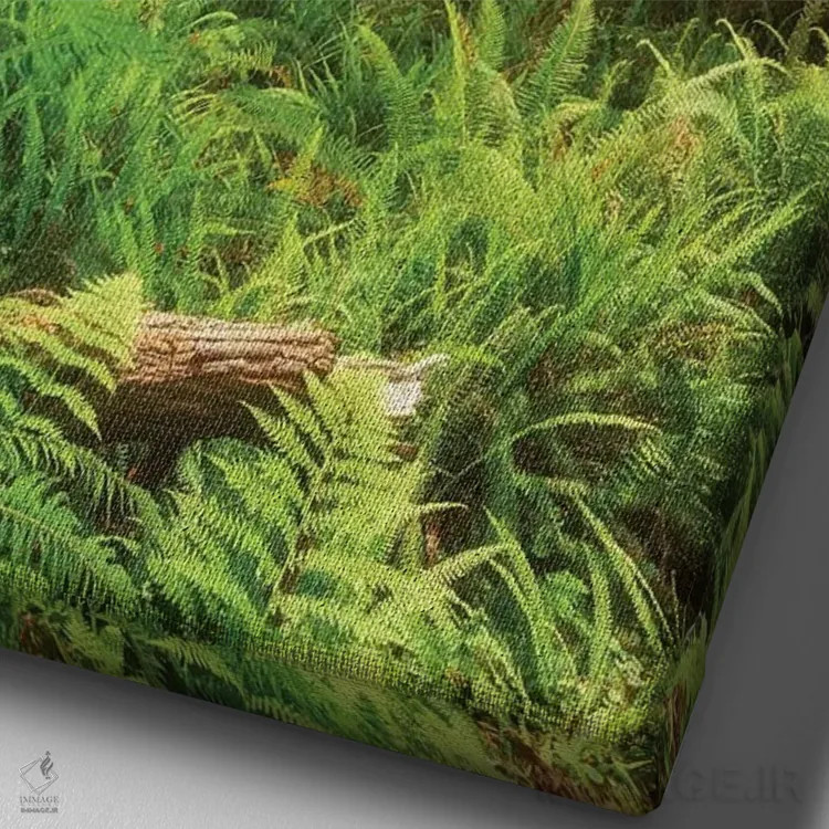 تابلو دکوراتیو افتادگان اثر داتلیش - نمای نزدیک بافت بوم