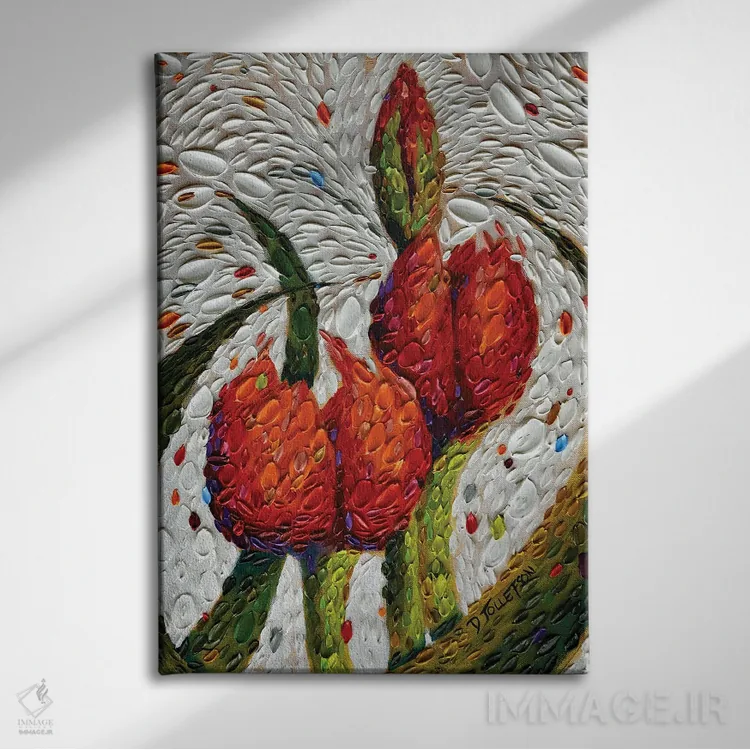 تابلو دکوراتیو دستیابی به خورشید یک اثر دنا تولفسون - نمای روبهرو روی دیوار