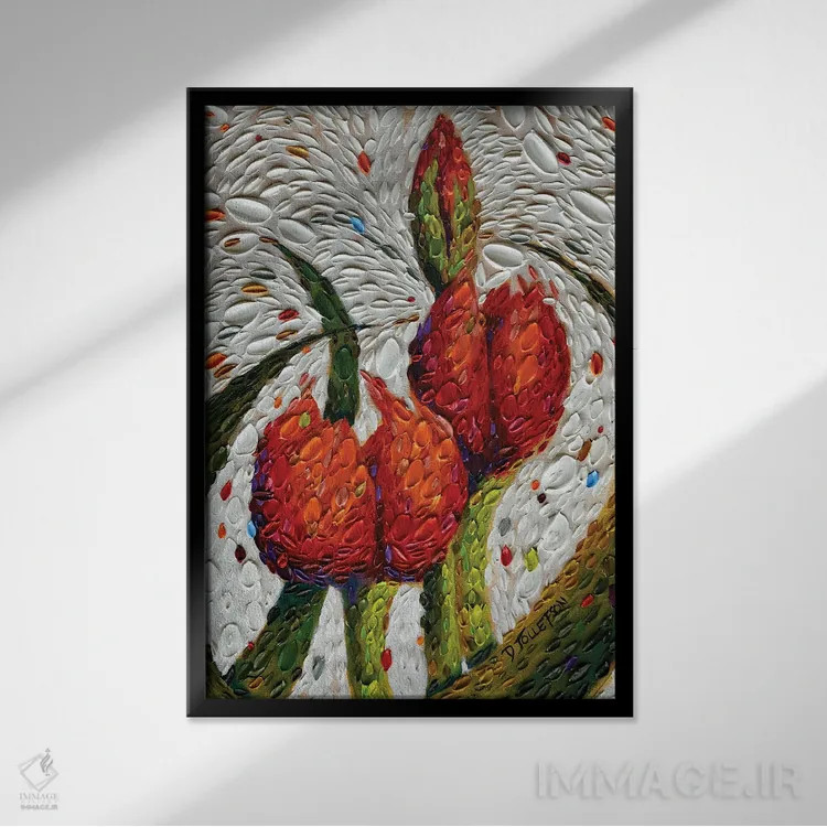 تابلو دکوراتیو دستیابی به خورشید یک اثر دنا تولفسون - نمای قابدار مشکی