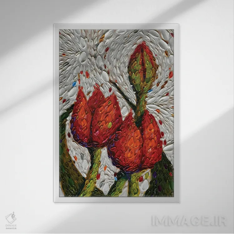 تابلو دکوراتیو دستیابی به خورشید دو اثر دنا تولفسون - نمای قابدار سفید