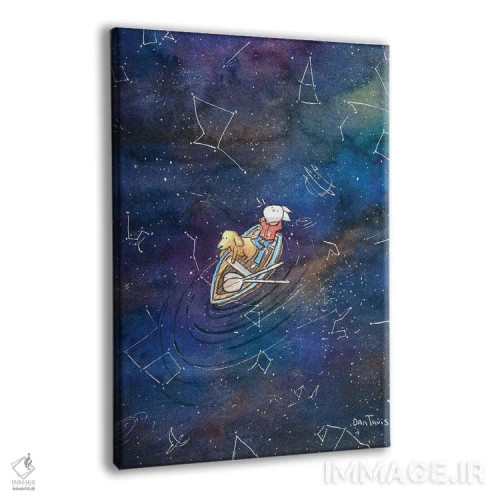 تابلو دکوراتیو خیره شدن به کهکشان اثر دن تاویس - نمای پرسپکتیو محصول