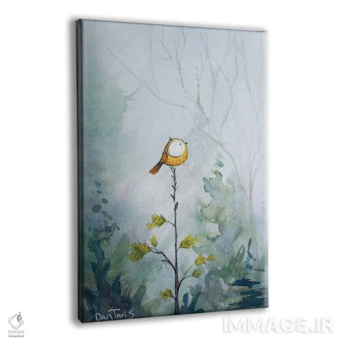 تابلو دکوراتیو دیده بانی زمستانی اثر دن تاویس - نمای پرسپکتیو محصول