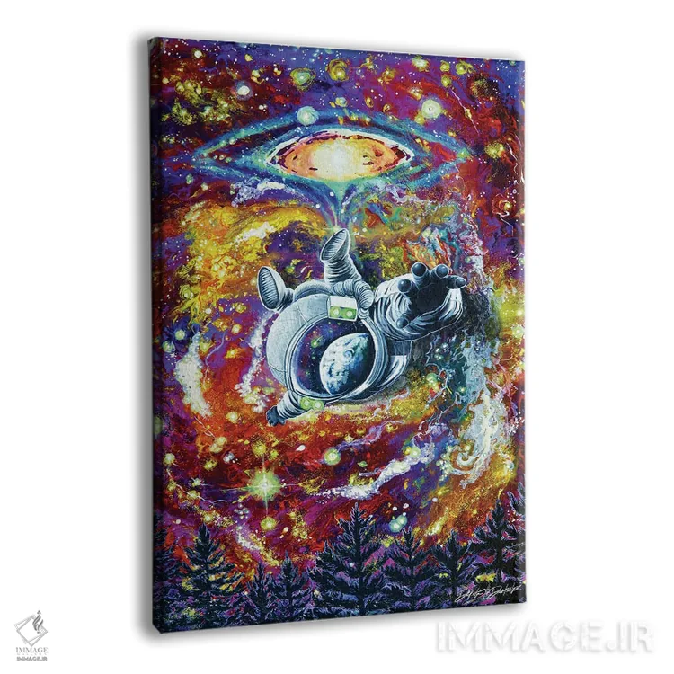 تابلو دکوراتیو ربوده شدن فضانورد اثر دکوتا دیت ویلر - نمای پرسپکتیو محصول