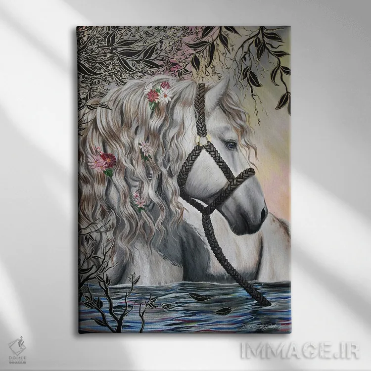 تابلو دکوراتیو قدیس اثر دکوتا دیت ویلر - نمای روبهرو روی دیوار