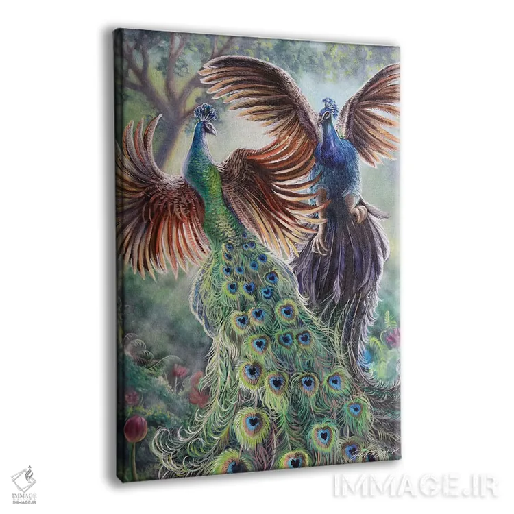 تابلو دکوراتیو پرندگان شبیه هم اثر دکوتا دیت ویلر - نمای پرسپکتیو محصول