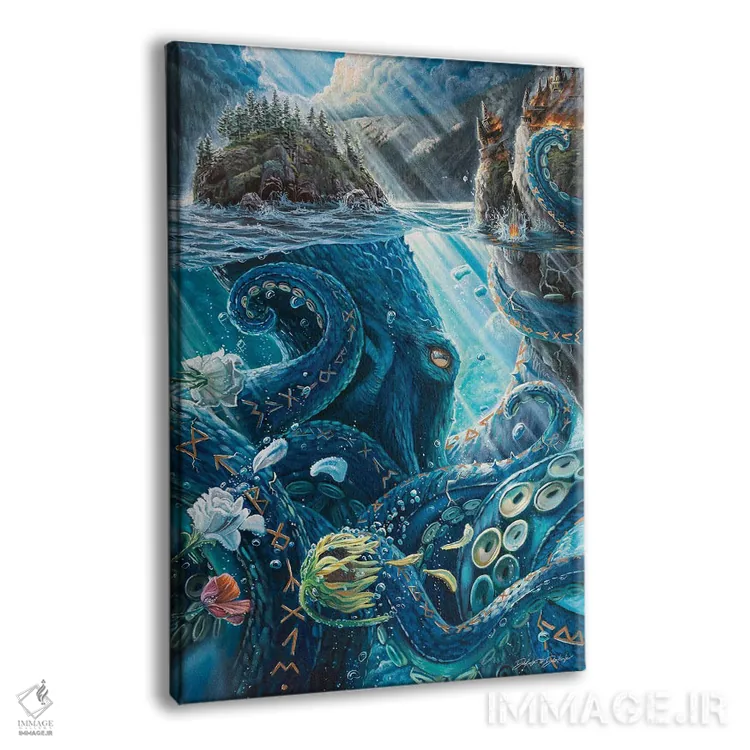 تابلو دکوراتیو خشم آنچه در زیر نهفته است اثر دکوتا دیت ویلر - نمای پرسپکتیو محصول