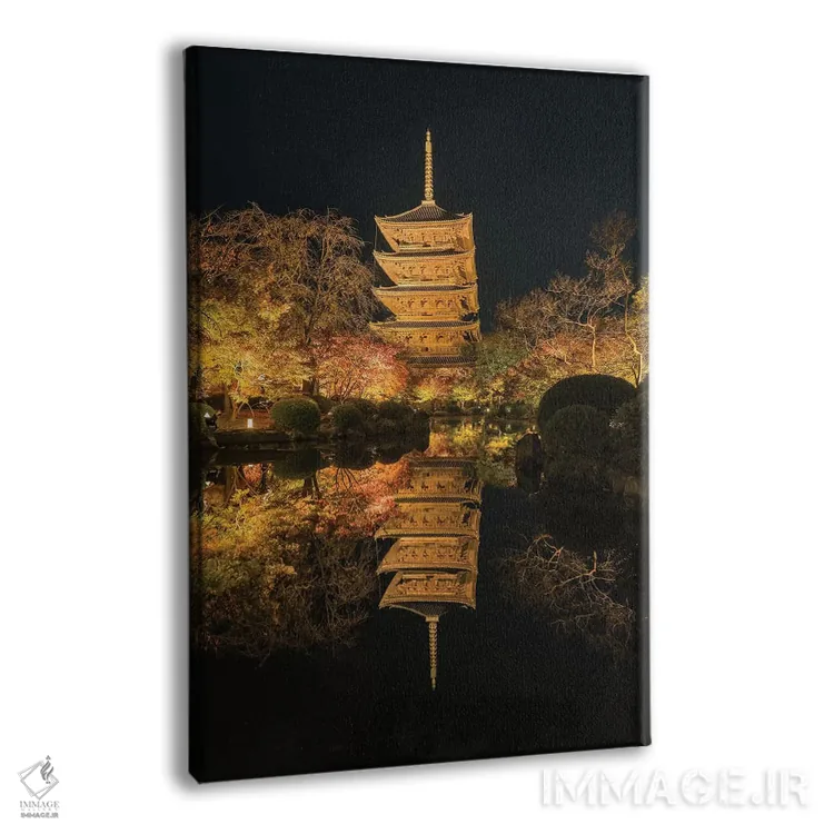 تابلو دکوراتیو پاییز در ژاپن دوازده اثر دایسوکه اوئه ماتسو - نمای پرسپکتیو محصول