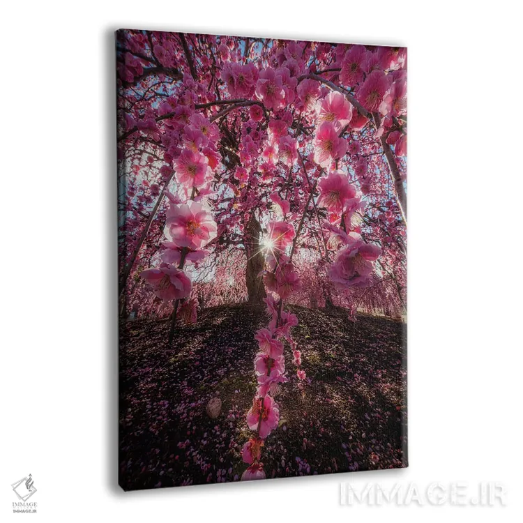 تابلو دکوراتیو بهار در ژاپن بیست و پنجم اثر دایسوکه اوئه ماتسو - نمای پرسپکتیو محصول