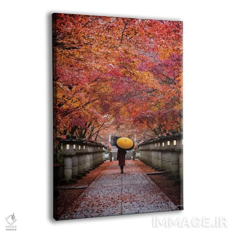 تابلو دکوراتیو پاییز در ژاپن سیزده اثر دایسوکه اوئه ماتسو - نمای پرسپکتیو محصول