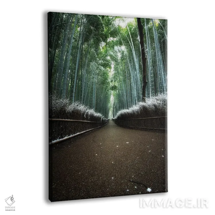 تابلو دکوراتیو زمستان در ژاپن پنج اثر دایسوکه اوئه ماتسو - نمای پرسپکتیو محصول