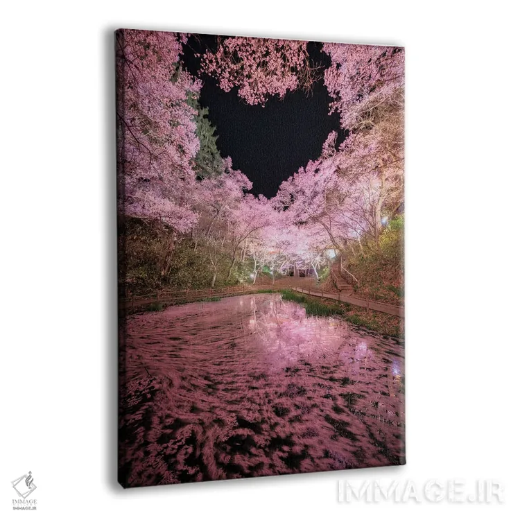 تابلو دکوراتیو بهار در ژاپن بیست و نهم اثر دایسوکه اوئه ماتسو - نمای پرسپکتیو محصول