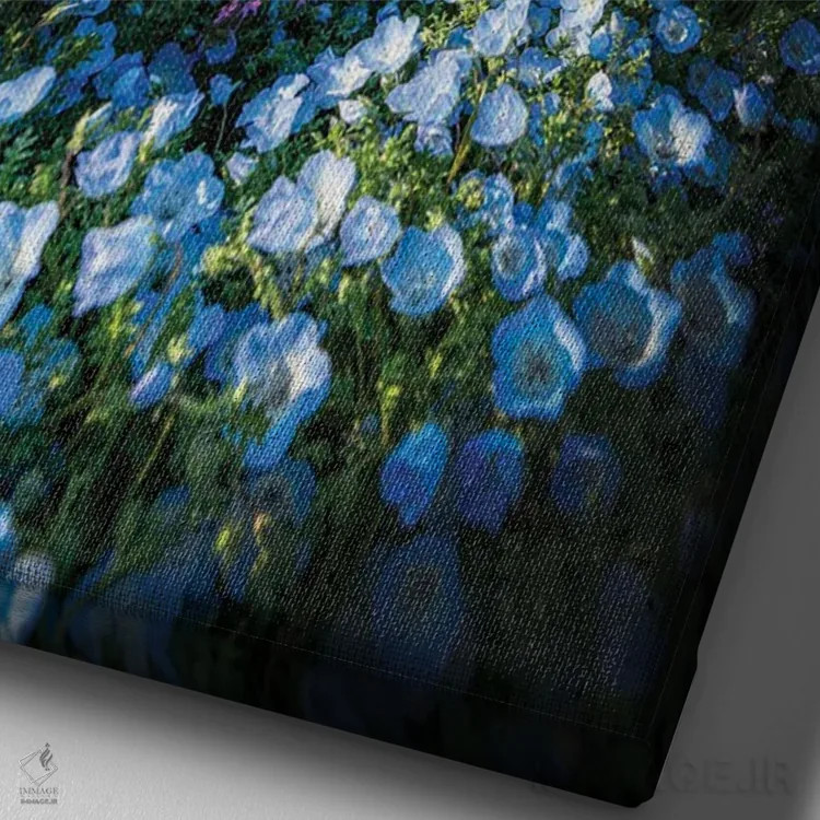 تابلو دکوراتیو بهار در ژاپن بیست و هشتم اثر دایسوکه اوئه ماتسو - نمای نزدیک بافت بوم