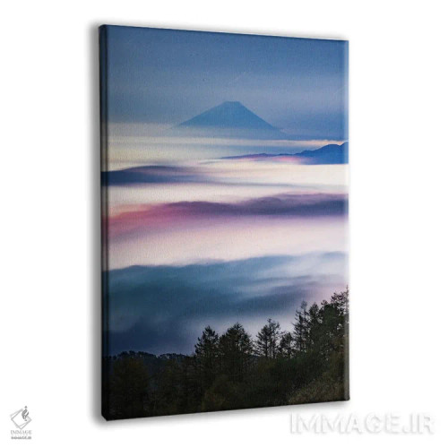 تابلو دکوراتیو کوه فوجی بیست و دوم اثر دایسوکه اوئه ماتسو - نمای پرسپکتیو محصول