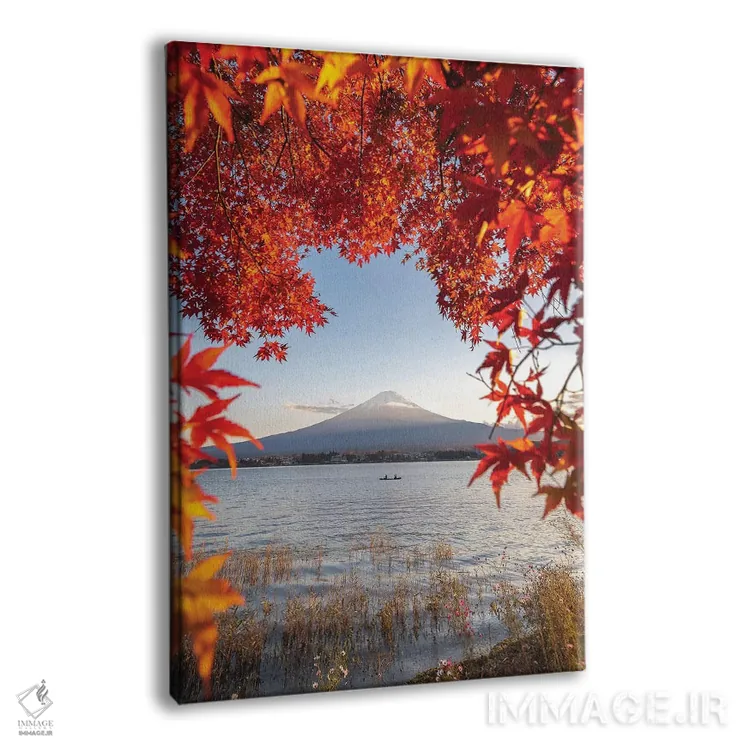 تابلو دکوراتیو پاییز در ژاپن دو اثر دایسوکه اوئه ماتسو - نمای پرسپکتیو محصول