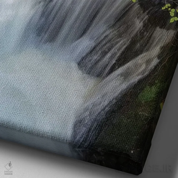 تابلو دکوراتیو پاییز در ژاپن هفده اثر دایسوکه اوئه ماتسو - نمای نزدیک بافت بوم