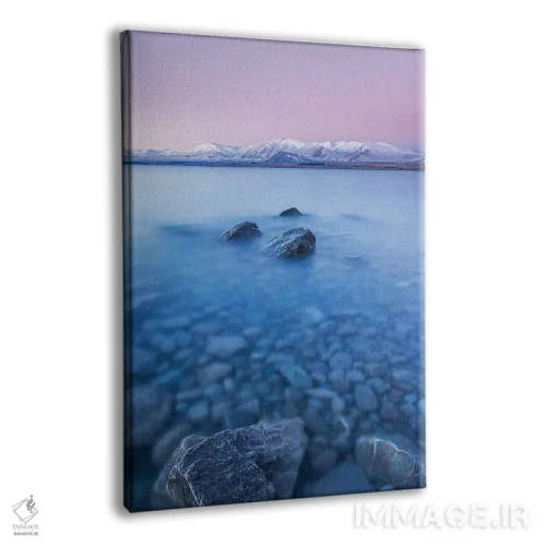 تابلو دکوراتیو دریاچه تکاپو، نیوزیلند اثر دایسوکه اوئه ماتسو - نمای پرسپکتیو محصول
