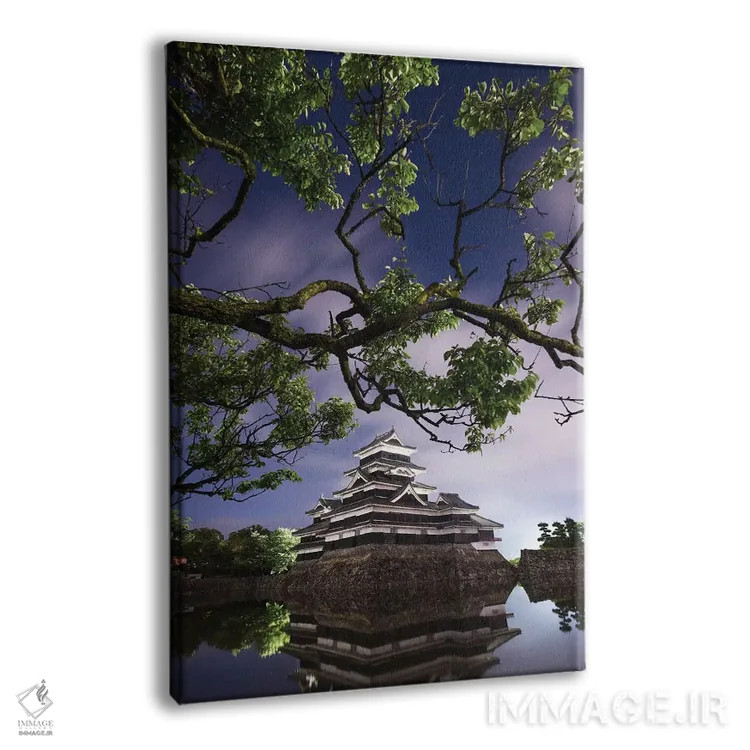 تابلو دکوراتیو قلعه ماتسوموتو دو اثر دایسوکه اوئه ماتسو - نمای پرسپکتیو محصول