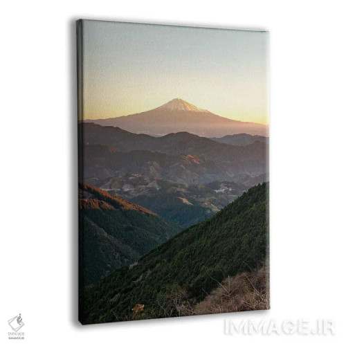 تابلو دکوراتیو کوه فوجی چهار اثر دایسوکه اوئه ماتسو - نمای پرسپکتیو محصول