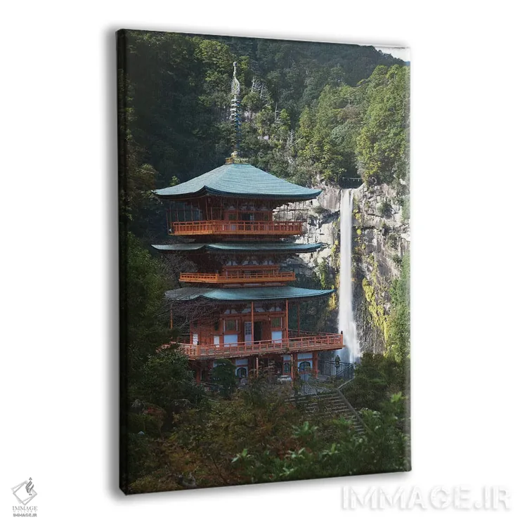 تابلو دکوراتیو آبشار ناچی، واکایاما اثر دایسوکه اوئه ماتسو - نمای پرسپکتیو محصول