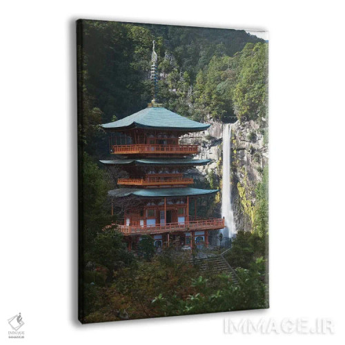 تابلو دکوراتیو آبشار ناچی، واکایاما اثر دایسوکه اوئه ماتسو - نمای پرسپکتیو محصول