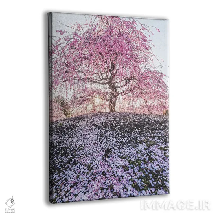 تابلو دکوراتیو بهار در ژاپن نه اثر دایسوکه اوئه ماتسو - نمای پرسپکتیو محصول