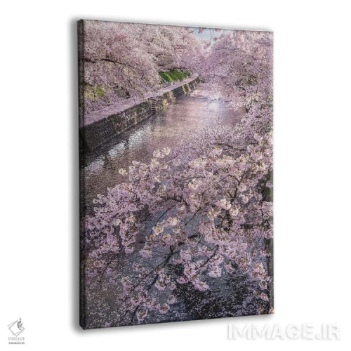 تابلو دکوراتیو بهار در ژاپن شانزده اثر دایسوکه اوئه ماتسو - نمای پرسپکتیو محصول