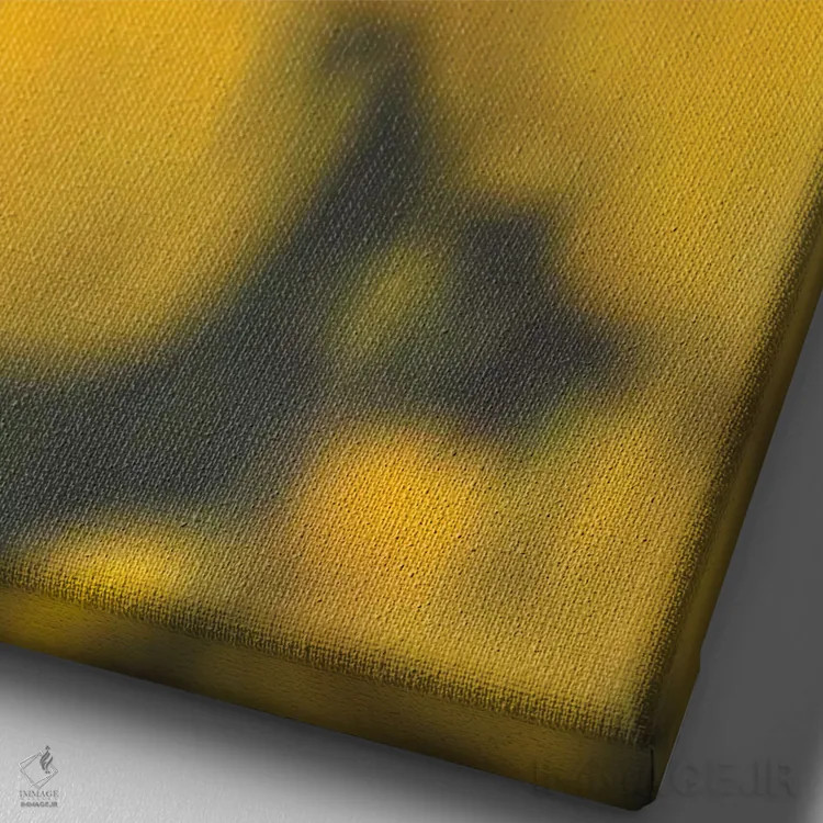 تابلو دکوراتیو بهار در ژاپن چهارده اثر دایسوکه اوئه ماتسو - نمای نزدیک بافت بوم